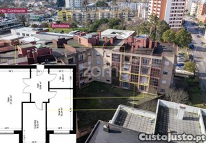 Apartamento T1, Com 2 Varandas, Garagem Na...