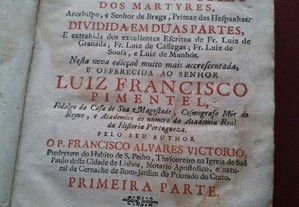 Vida Do Venerável D. Bartolomeu Dos Martyres-I-1748