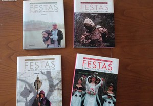 Coleção Festas e Tradições Portuguesas - Círculo de Leitores, 8 vol.
