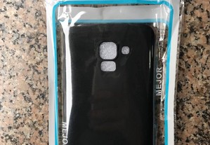Capa de silicone preta para Samsung Galaxy J6