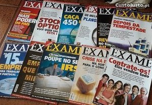 11 Revistas EXAME antigas anos 2000, 2001 e 2002