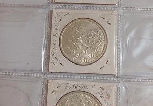 MOEDAS Comemorativas de 8 EUROS em PRATA Alusivas ao EURO 2004 BELAS - NÃO Circuladas
