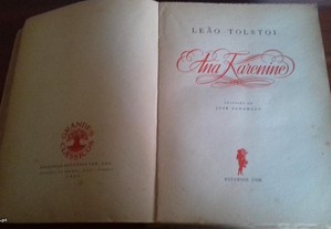 Ana Karenine, de Leão Tolstoi, Tradução de José Saramago