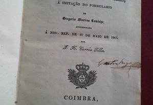 J. Homem Corrêa Telles-Formulário/Comentário/Ensaio-1845