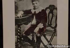 Postal S. M. El-Rei D. Manuel II em 1901 aos 11 Anos