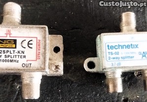 2 Tomadas Antena Duplas
