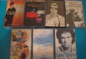 Cassetes Best Of Música Romântica.