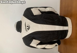 Casaco blusão moto drenaline cordura e pele