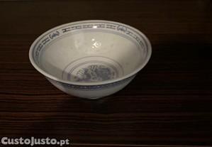 tacinha chinesa tons azul