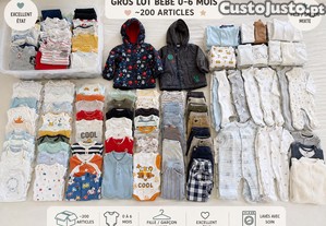 Gros lot vêtements 0 à 6 mois