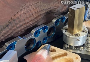 Fresagem em máquina CNC e impressão 3D