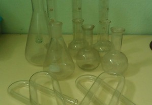 Vidros Laboratório antigos