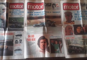 Jornais O Motor 1973 Desporto Raros