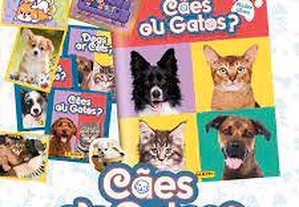 Cromos Panini "Cães ou Gatos?" (ler descrição)