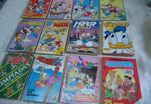 Livros especial disney, Pato Donald,Super Almanaque ,zero Flintstones anos 80
