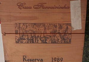6 garrafas de Casa Ferreirinha Reserva Especial 1989 (Caixa ainda fechada)