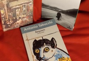3 livros de Antonio Tabucchi: Tristano Morre / Requiem / Afirma Pereira