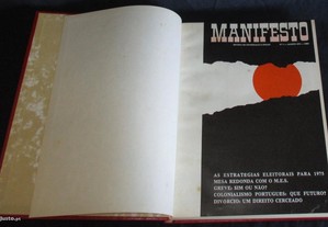 Manifesto Revista de Informação e Ensaio 1974 nº 1 a 13
