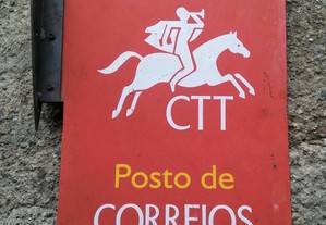 placa CTT posto dos correios