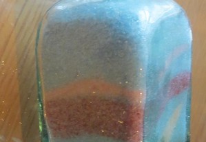 Frasco Sais de banho, marinho - Medida do frasco: 9,5 cm x 4,8 cm - Novo e selado