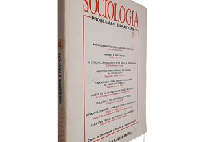 Sociologia: Problemas e Práticas (Volume 3 - Pós-Modernismo e Estado-Providência)