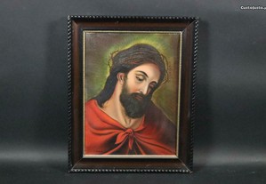 Ecce Homo / Cristo / Pintado a óleo sobre tela