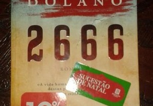 2666, de Roberto Bolaño (como novo).