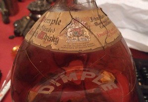 Dimple - garrafa whisky dos anos 60