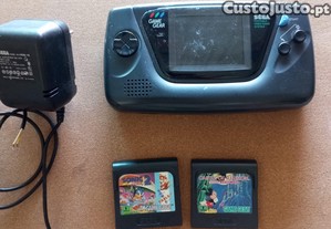 Game Gear 1ª versão, 2 jogos. ( Para peças)
