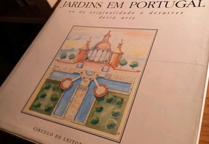 Grande Livro álbum sobre os Jardins em Portugal