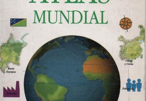 Livro Atlas Mundial - enciclopédia