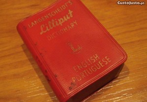 Mini dicionario bolso antigo com 5 cms
