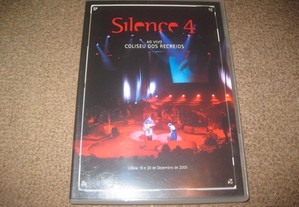 DVD dos Silence 4 "Ao Vivo: Coliseu dos Recreios"