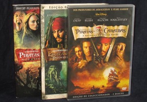 DVD Filmes Piratas das Caraíbas Edição de Colecionador Especial