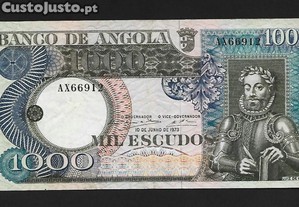 Angola Nota 1000$00 1973