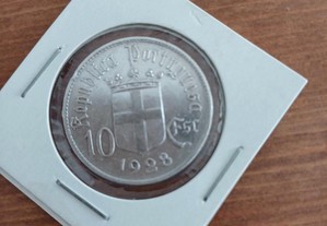 Batalha de OURIQUE 10$00 em PRATA de 1928 BELA conforme as fotos