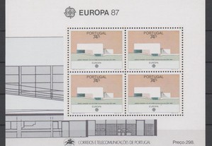 Bloco 88. 1987 / Europa-CEPT. Portugal. NOVO.