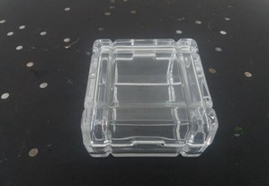 Caixa vidro quadrada