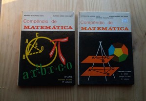 Compêndio de Matemática, ensino liceal, 2 volumes