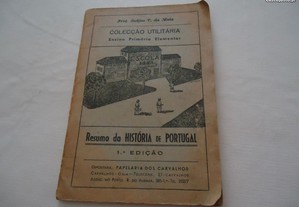 Livro Colecçâo Utilitária -Resumo da História Portugal