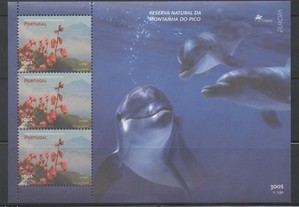 Bloco 213. 1999 / Europa - Parques Nacionais. Açores. NOVO.