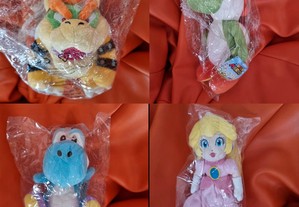 Peluche Super Mario: Princess Peach , Yoshi , Bowser