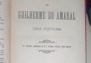 Memórias de Guilherme do Amaral, de Camilo Castelo Branco (edição póstuma).