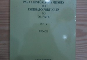 Documentação para a história das missões.. índice