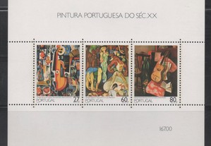 Bloco 97. 1988 / Pintura Portuguesa do Século XX (1º Grupo). NOVO.