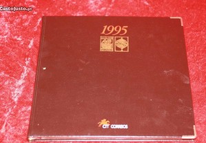Agenda comemorativa de 1995 com selos