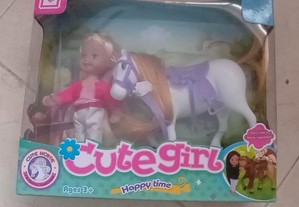 Boneca pony cute girl happy time "novo e embalado na caixa"