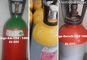 Enchimento Botijas CO2 10KG - 25 