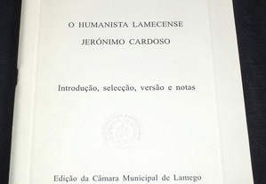 Livro O Humanista Lamecense Jerónimo Cardoso