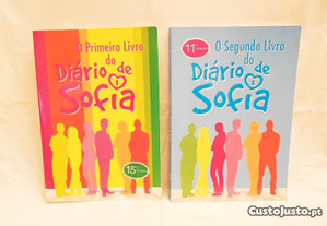 2 livros de "O diário de Sofia"